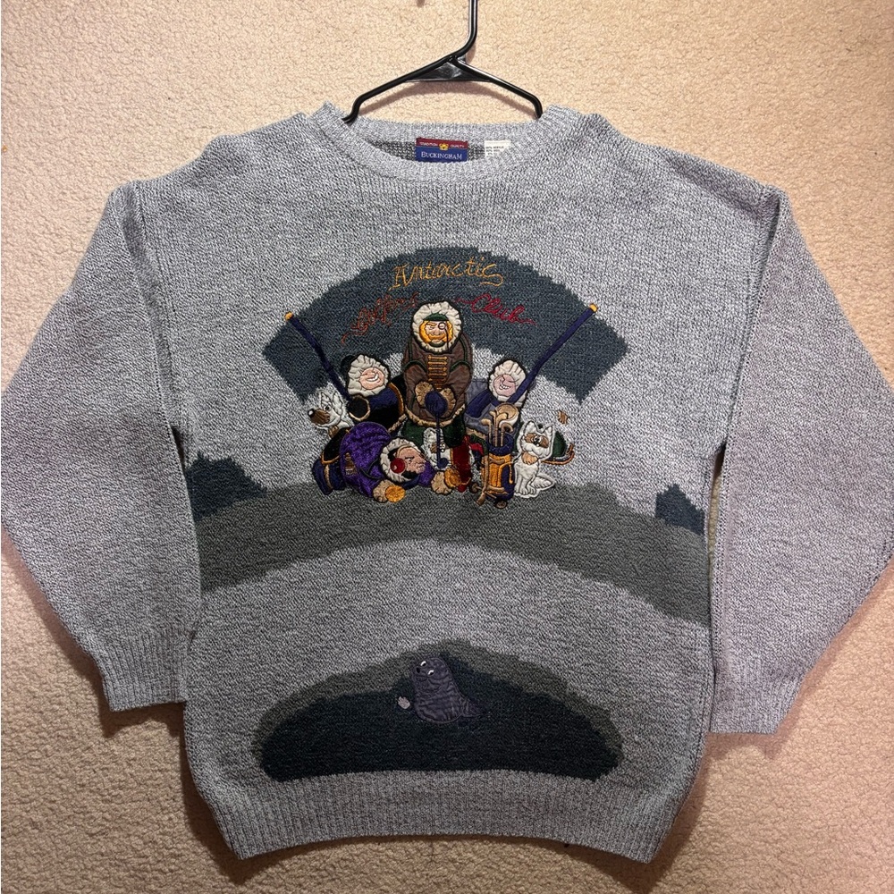 Vintage Serge Saint Yves Sport Sweater  Antarctic Golfers Club Hipster Men’s L